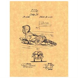 Creeping Doll Patent Art Print