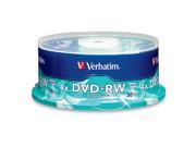 Verbatim Dvdrw 4.7gb 4x With Branded Surface 30disc Spindle 95179