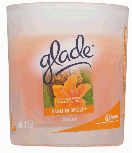 Glade Candle, Hawaiian Breeze, 4-Ounce
