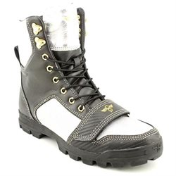 Creative Recreation Dio Mens Black Leather Casual Boots UK 9.5