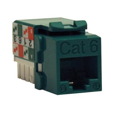 Tripplite N238-001-gn Cat6/cat5e 110 Style Punch Down Keystone Jack - Green