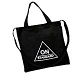 MFIIDEN Fashion Canvas bag ON STANDARD Shopping Bag Tote Bag for Women and Student Shoulder Black Canvas Crossbody Bags