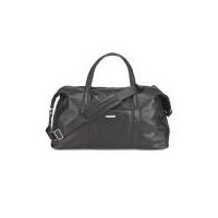 DKNY Men's Leather Nappa Holdall Bag - Black
