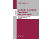 Stochastic Algorithms Lecture Notes In Computer Science 1