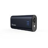 Jackery Bar Premium 6000 mAh External Battery Charger - Portable Charger and Power Bank with Panasonic Battery Cells and Aluminum Shell for iPhone, iPad, Galaxy & Other Smart Devices (Black)