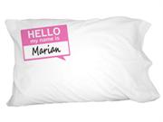 Marian Hello My Name Is Novelty Bedding Pillowcase Pillow Case