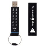 Apricorn Aegis Secure Key FIPS Validated 4 GB USB 2.0 256-bit AES-CBC Encrypted Flash Drive ASK-256-4GB (Black)