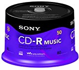 Sony 50CRM80RS Audio  CD-R, 50-Pack Spindle