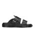 Dr. Martens Men's Shore Brelade Buckle Leather Slide Sandals - Black Brando - UK 12