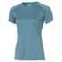 Asics Women's Stripe Running T-Shirt - Mosaic Blue Heather - L
