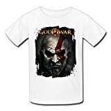 Kazzar Kid's Kratos God Of War Artwork Round Collar T Shirt S