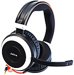 Jabra Evolve 80 Microsoft Lync Stereo - Stereo - Usb, Mini-phone - Wired - Over-the-head - Binaural - Circumaural - Noise Cancelling Microphone 7899-823-109