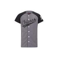 55 Soul Men's Gilroy Baseball Shirt - Black/Grey