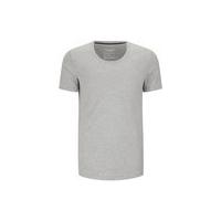 J.Linedberg Men's Axtell Scoop Neck Slim Fit T-Shirt - Light Grey Melange