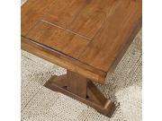 Antique Brown Wood Bench