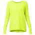 LIJA Women's Serene Long Sleeve Yoga Top - Fren Green