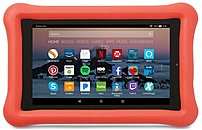 Amazon 841667129068 Kid-proof Case For Fire 7 Tablet (7th Generation, 2017 Release) - Punch Red