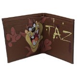Official Looney Tunes Tazmanian Devil Black Bi-Fold Wallet
