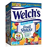 Welch's Fruit Snacks, Mixed, 80 Count (Pack of 1)