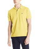 Lacoste Men's Short Sleeve Classic Pique Original Fit Polo Shirt, Pollen, Small/Eur 4