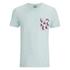 Jack & Jones Men's Originals Bobby Pocket Print T-Shirt - Surf Spray - L