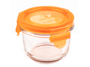 Wean Green Glass Wean Bowl, Carrot, 6 Oz