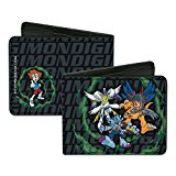 Digimon WereGarurumon, MetalGreymon, & MagnaAngemon w/ Tai - Bi-Fold Wallet