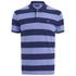 GANT Men's Barstripe Pique Rugger Polo Shirt - Lavender Blue - S