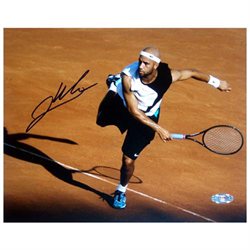 James Blake Red Clay Follow Through Signed 8x10 Photo