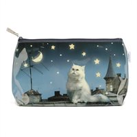 Wash Bag - Rooftop Cat By Catseye