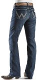 Wrangler Women's Cowgirl Cut Ultimate Riding Jean Q-Baby Midrise Jean, Vintage Cast White Leather/Lace, 9x34