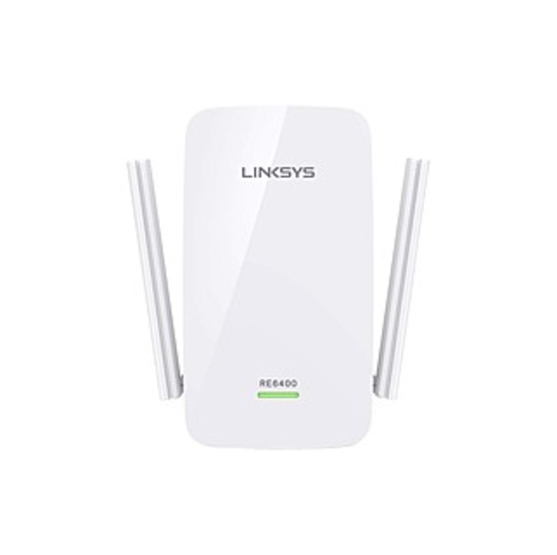 Linksys Re6400 Ieee 802.11ac 1.17 Gbit/s Wireless Range Extender - Ism Band - Unii Band - 2.40 Ghz, 5 Ghz - 2 X Antenna(s) - 2 X External Antenna(s) -