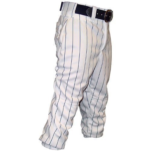 Pinstripe Baseball Pant - Adult - Grey / Navy - Large