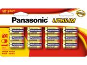 Panasonic Cr123a Lithium Batteries 12-pack