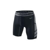 Nike Men's Hypercool Compression 6 Inch Shorts - Black/Grey