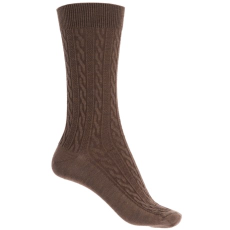 San Fran Cable Socks - Merino Wool, Crew (for Women)