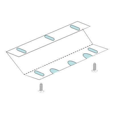 Mmf Industries 226199ucbk10-04 Advantage - Cash Drawer Undercounter Bracket - Black (pack Of 2 )