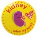 Kidney Lapel Pin Urine My Heart! I Heart Guts