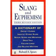Slang and Euphemism: A Dictionary of Oaths, Curses, Insults, Ethnic Slurs, Sexual Slang and Metaphor, Drug Talk, College Lingo, and Related Matters