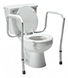 Graham Field Adjustable Height Versaframe Toilet Safety Rails, 1/cs, GHF6460A
