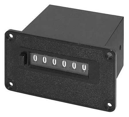 DAYTON 32UJ95 Counter, 6 Digit, Panel Mount, 115VAC