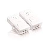 Zyxel Pass-Thru Ethernet Adapter AV2000 Powerline 2-port Gigabit 2-Pack [PLA5456KIT]