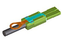 Molex Ipass 74547-0305 1.6 Feet Multi-lane Sas X4 Cable Assembly - Mini Sas-to-mini Sas