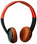 Skullcandy S5urhw-510 Uproar Headset - Stereo - Wired - Over-the-head - Binaural - Supra-aural - Orange/navy