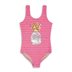 Kids Bathing Suit, Scoop Neck 1pc Magic Sequins Pineapple, 12/14 By Shade Critters