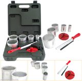 8pc Tungsten-Carbide Grit Hole Saw Cutter Kit Masonry ceramic plastic fiberboard