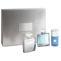 Azzaro Chrome For Men Premium Gift Set - edt-as-deodorant