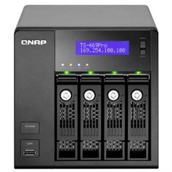 QNAP TS-469 PRO 4-Bay NAS Atom 2.13G 1GB RAM