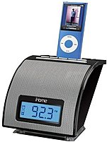 Ihome Ih110 Alarm Clock For Your Ipod With Fm Tuner - Black