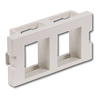 Hubbell Im2k1w 2 Port Plate Infine Module - 1 Unit - White